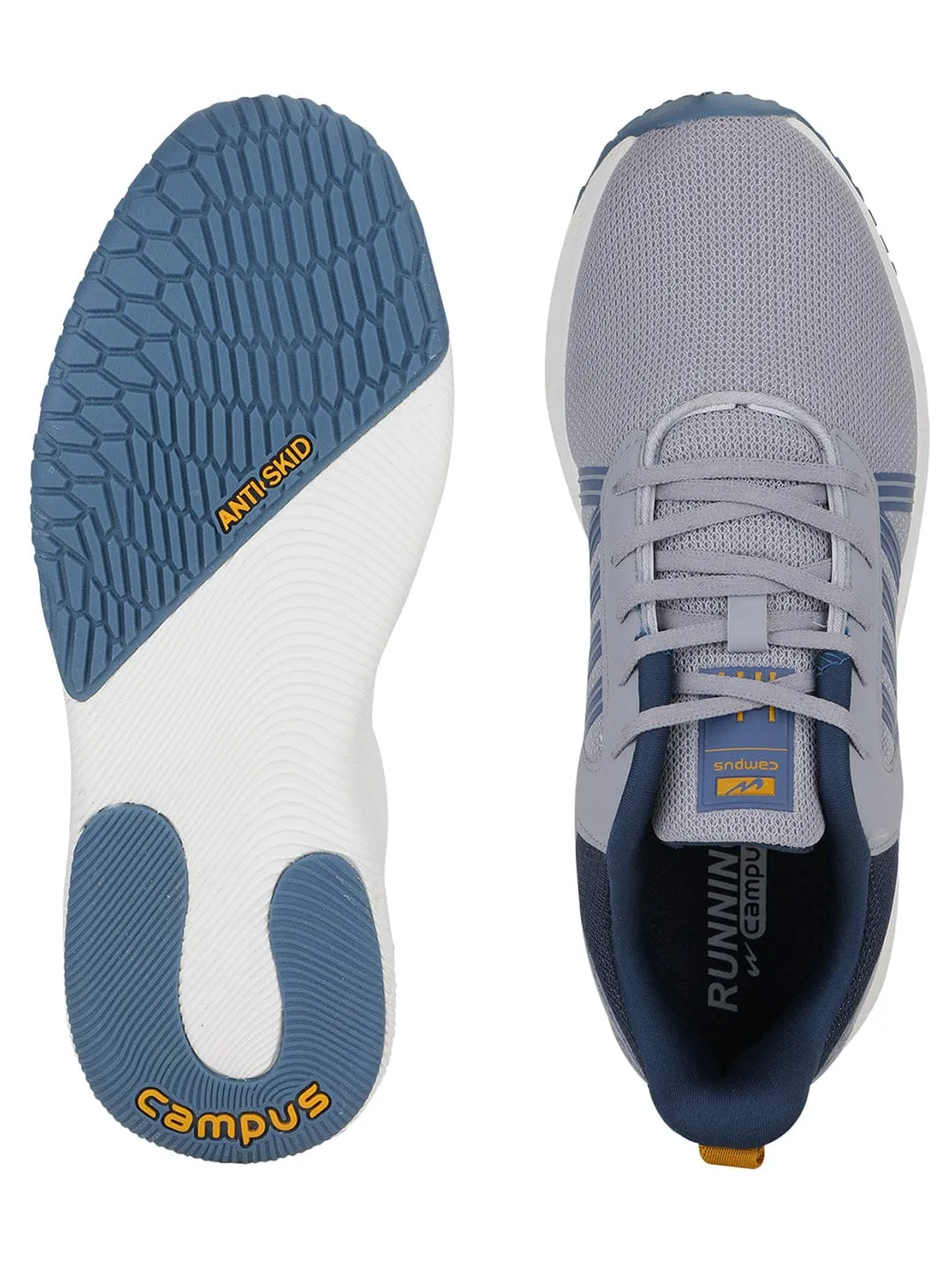 ROC PRO Grey Men's Running Shoes sold by Campus Shoes product image thumbnail 4