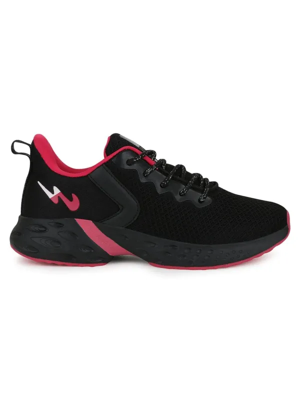 ALICE Black Women's Running Shoes sold by Campus Shoes