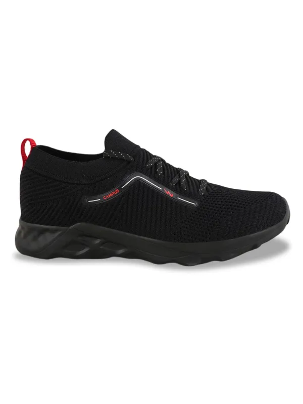 DEE Black Men's Running Shoes sold by Campus Shoes