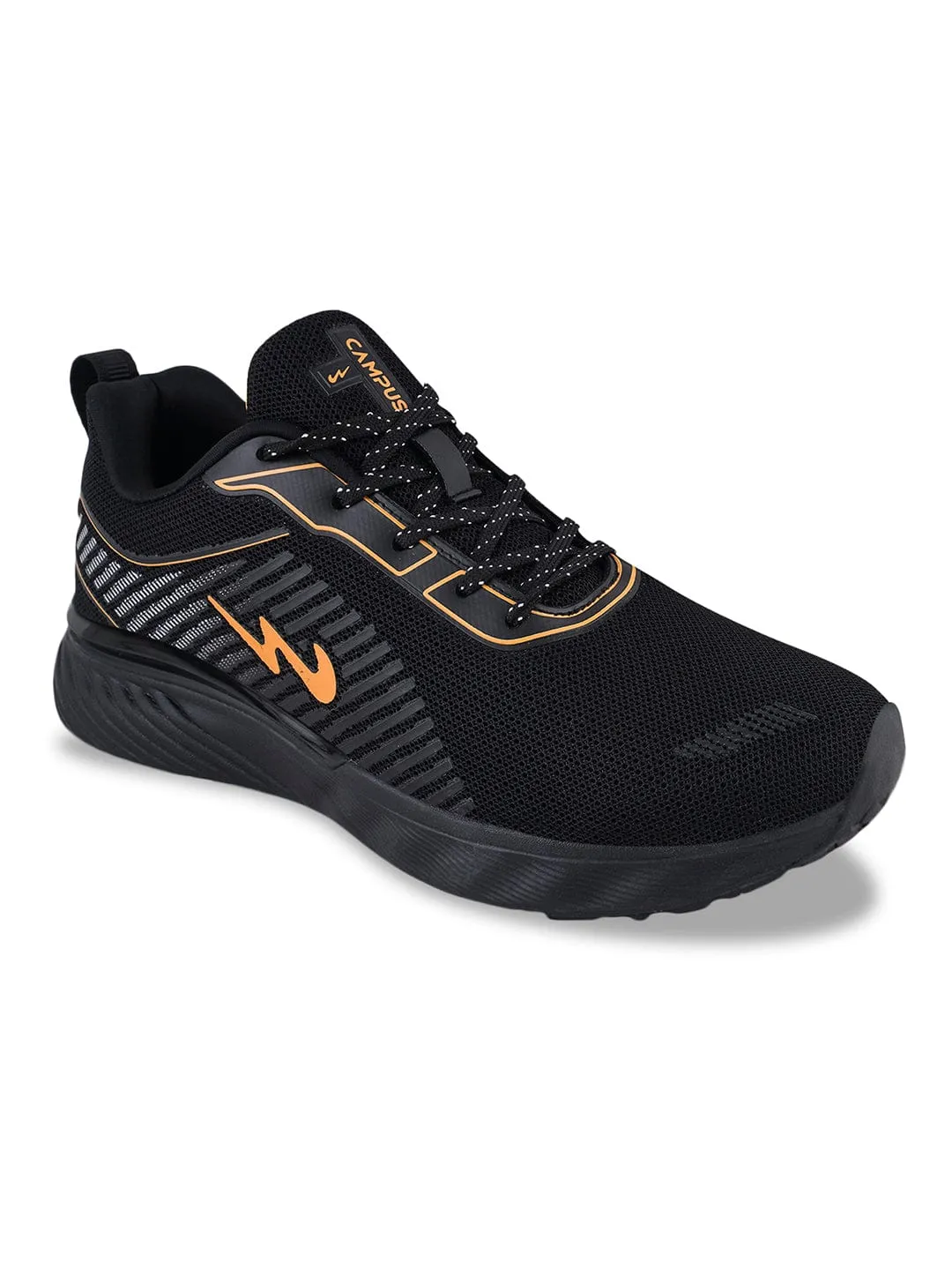 VINCENT Black Men's Sports Shoes sold by Campus Shoes product image thumbnail 2