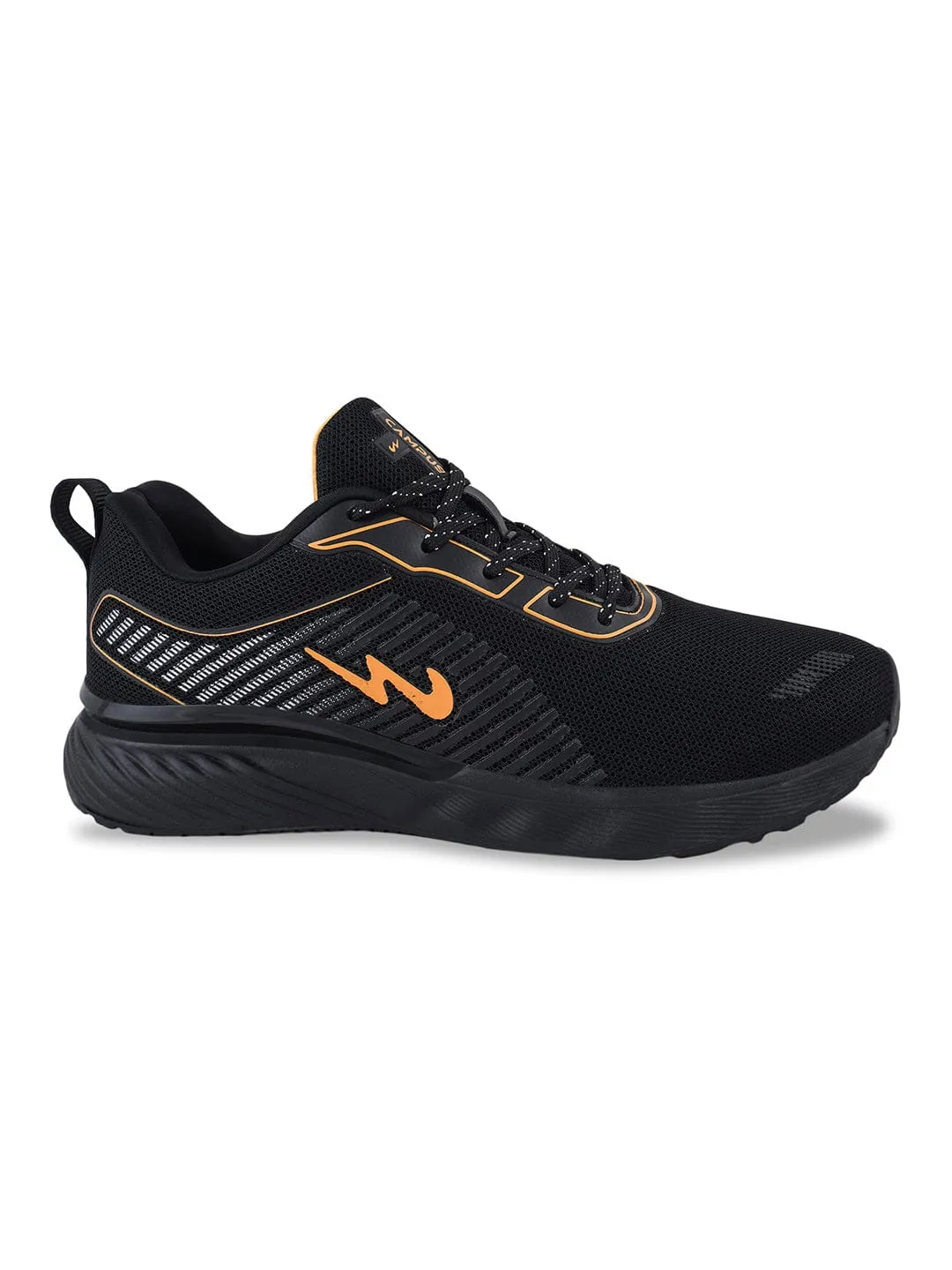 VINCENT Black Men's Sports Shoes sold by Campus Shoes