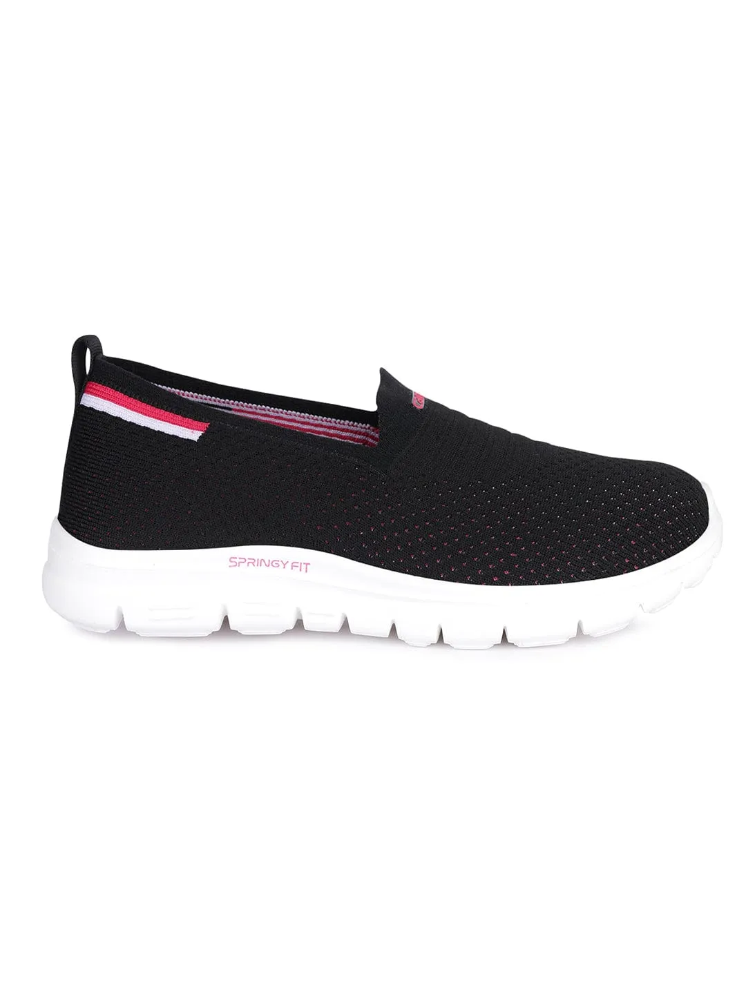 MELODY Black Women's Walking Shoes sold by Campus Shoes
