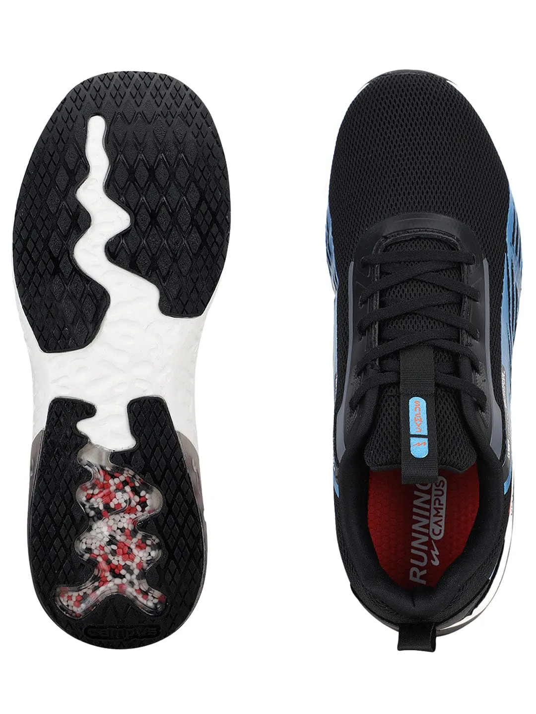 FIRST Black Men's Running Shoes sold by Campus Shoes product image thumbnail 4