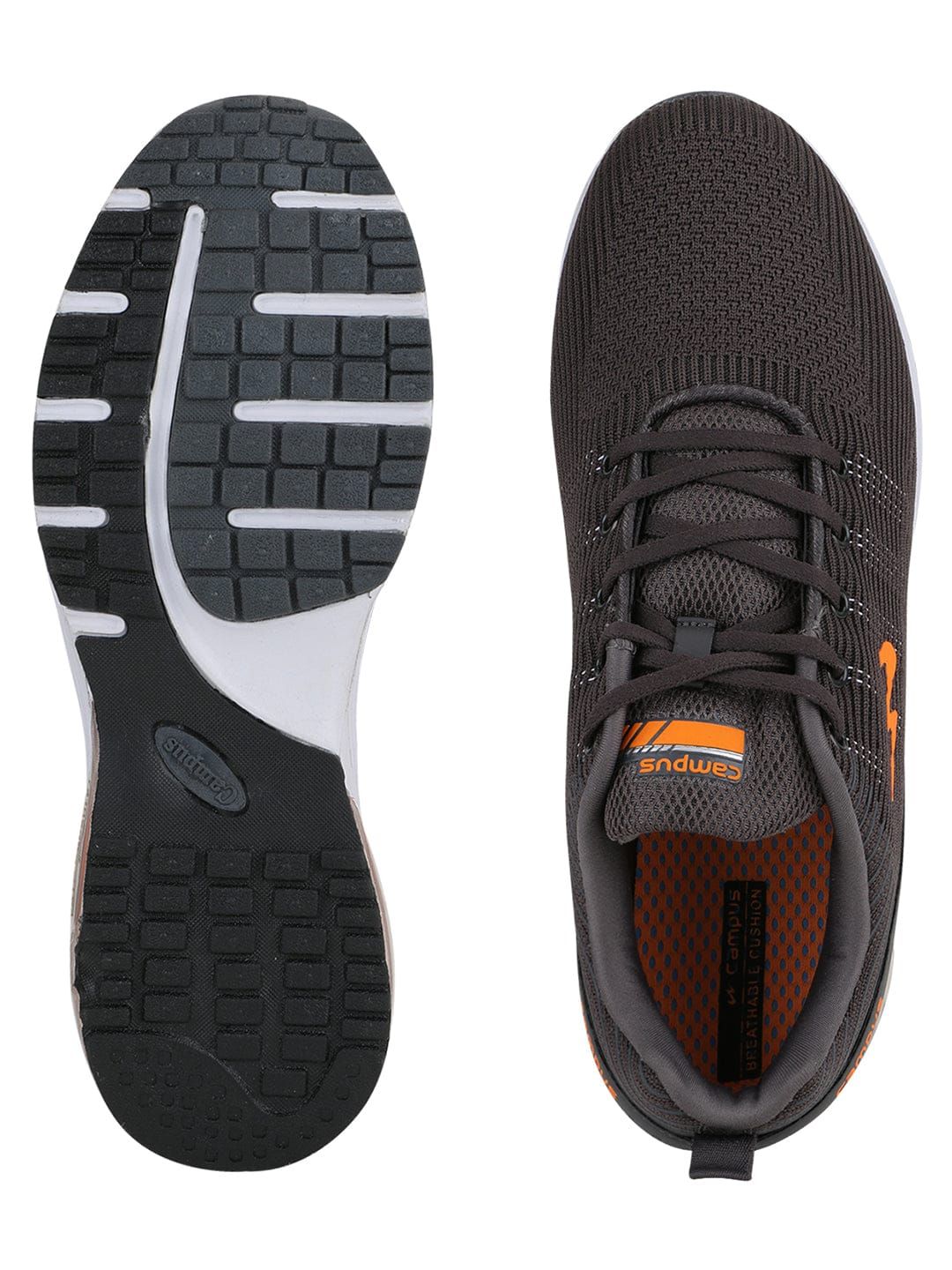 TEXAS Grey Men's Running Shoes sold by Campus Shoes product image thumbnail 4