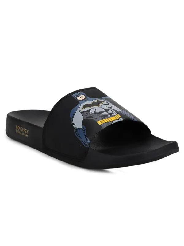 JL-018 Black Men's Slides sold by Campus Shoes
