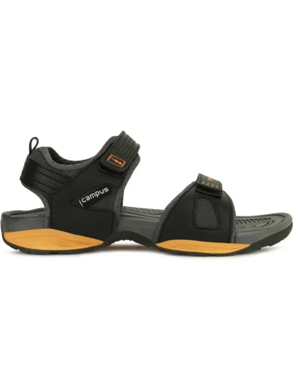 3K-905 Black Men's Sports Sandals sold by Campus Shoes