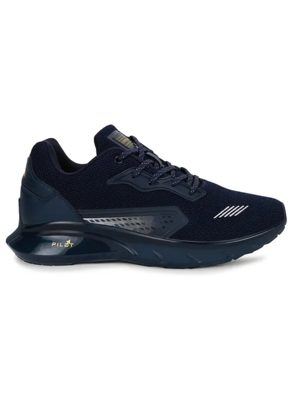 PILOT-3 Navy Men's Running Shoes sold by Campus Shoes