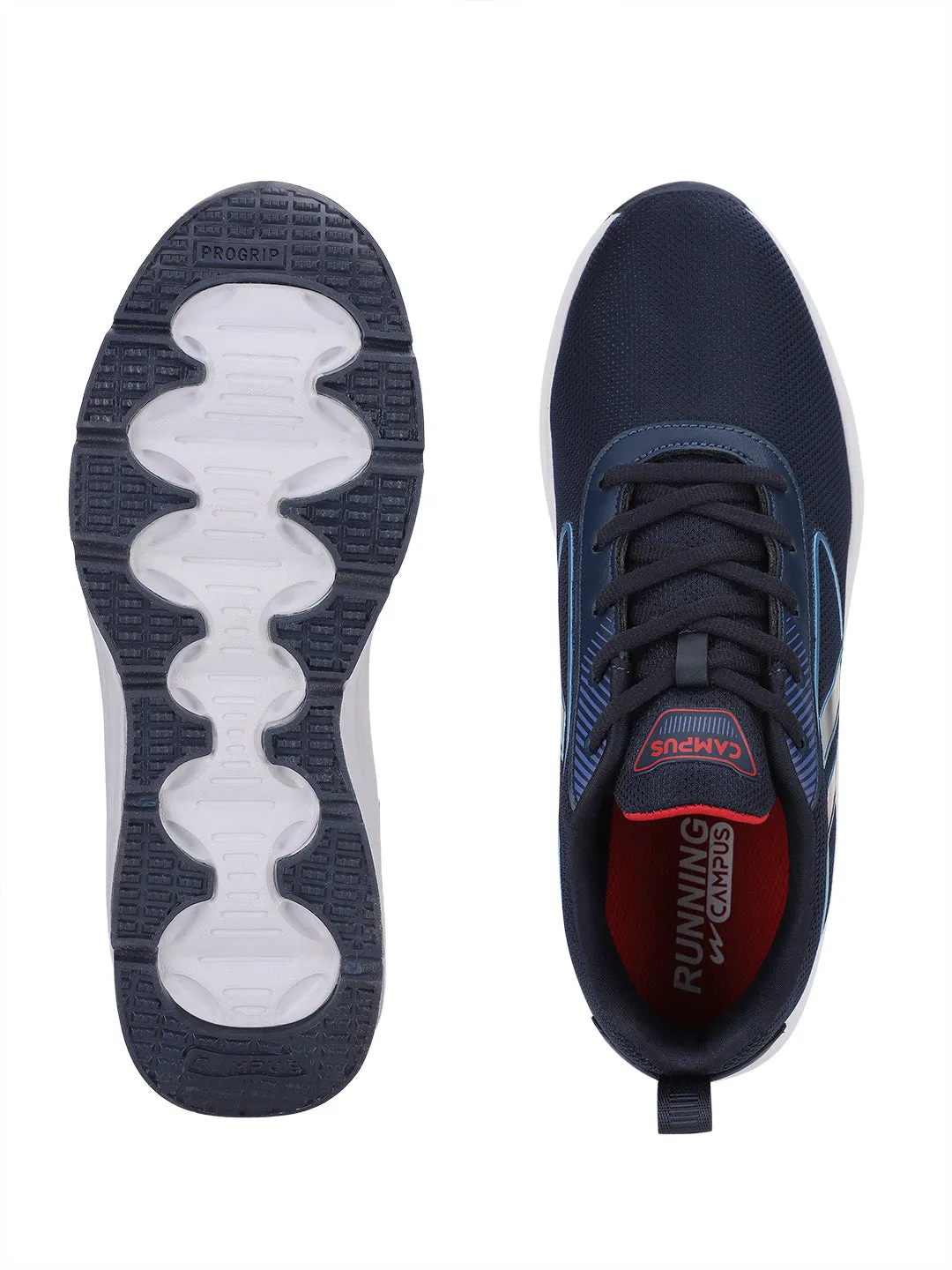 LUCIUS Navy Men's Running Shoes sold by Campus Shoes product image thumbnail 4