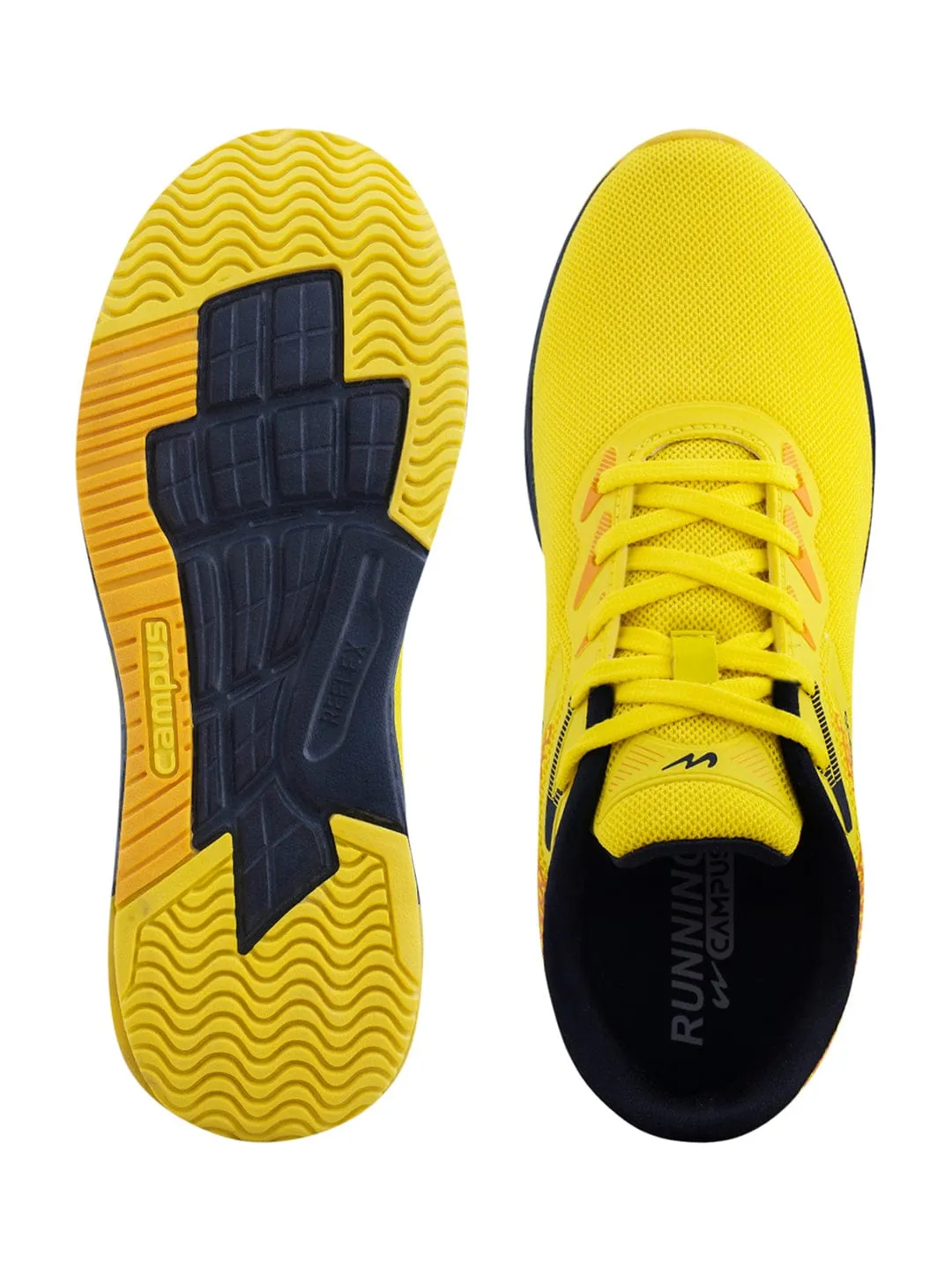 FANSHOE-1 Yellow Men's Running Shoes sold by Campus Shoes product image thumbnail 4