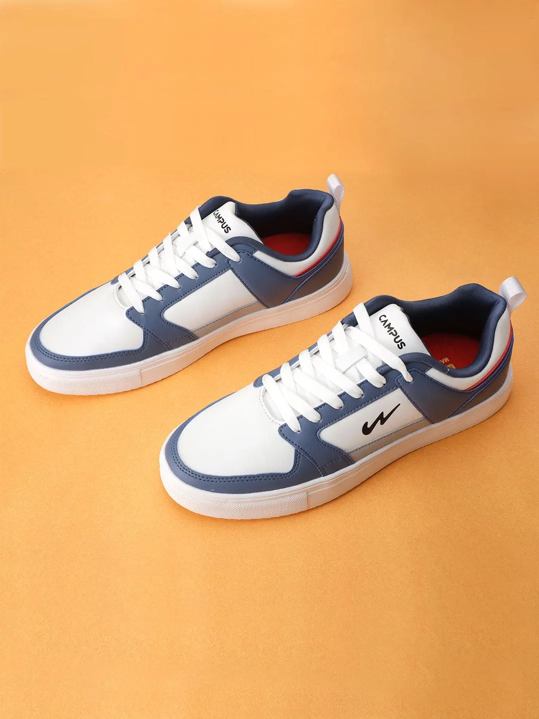 CHOCK White Men's Sneakers sold by Campus Shoes product image thumbnail 5