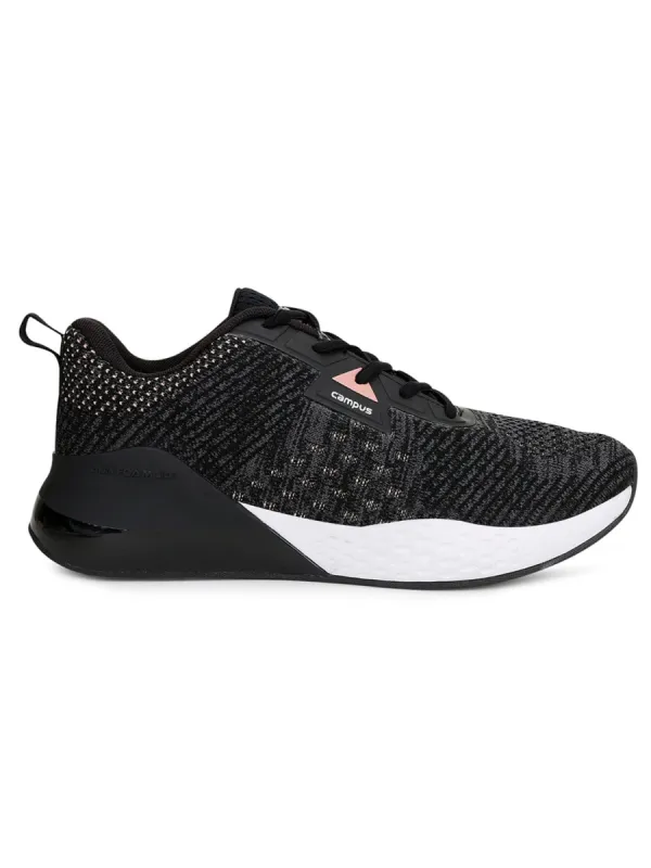 JAVA PRO Black Men's Running Shoes sold by Campus Shoes