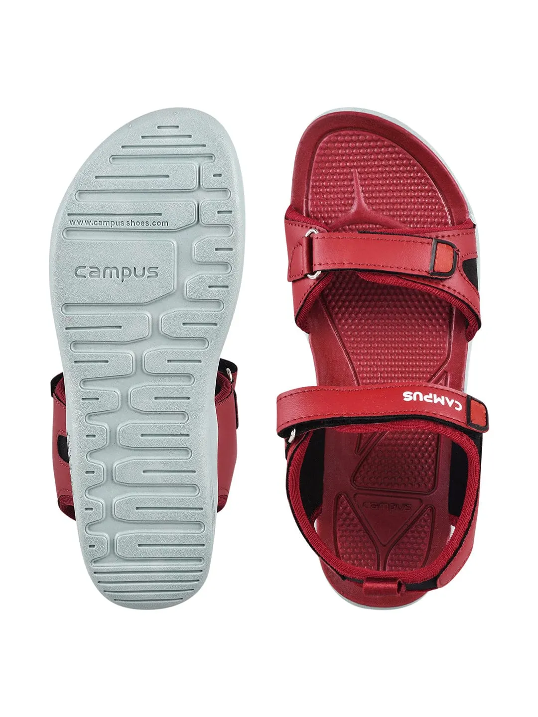 GC-2219L Red Women's Sandals sold by Campus Shoes product image thumbnail 4