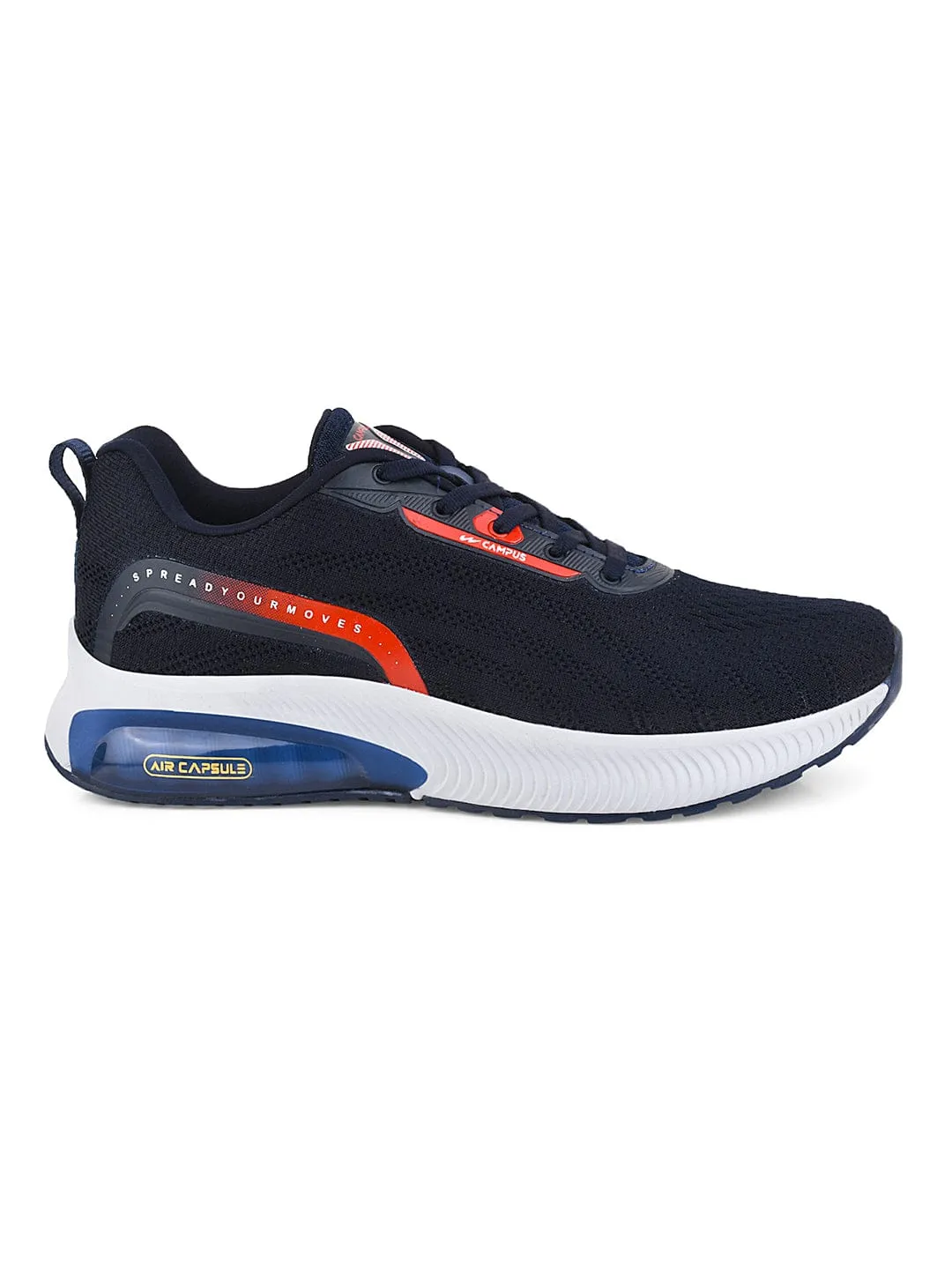 BOUNDARY Navy Men's Running Shoes sold by Campus Shoes