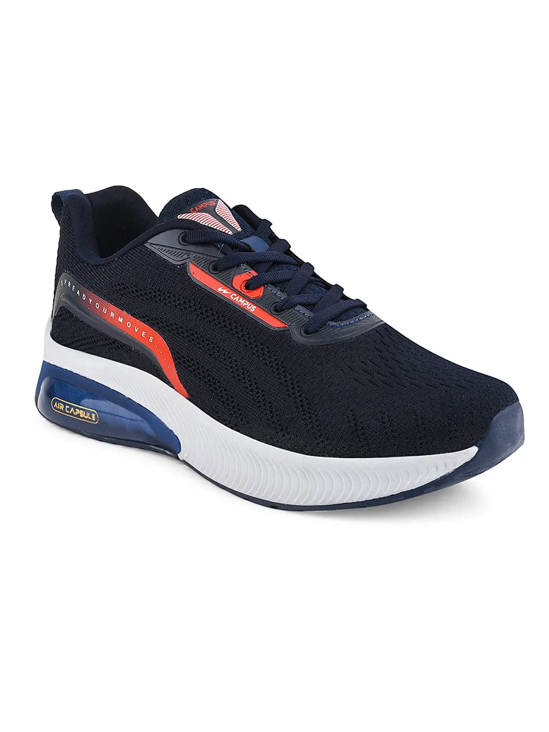 BOUNDARY Navy Men's Running Shoes sold by Campus Shoes product image thumbnail 2