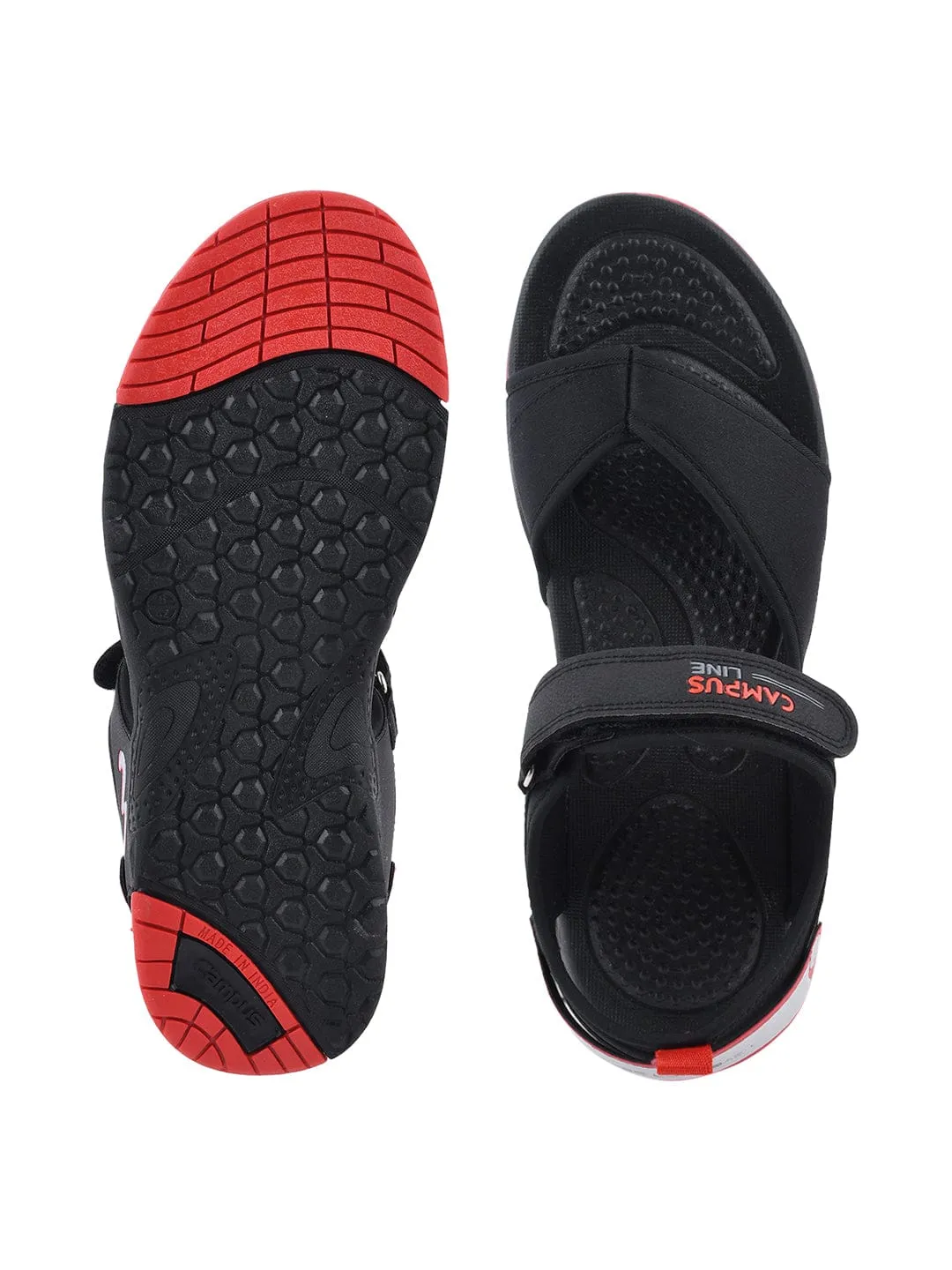 GC-2306 Black Men's Sandals sold by Campus Shoes product image thumbnail 4