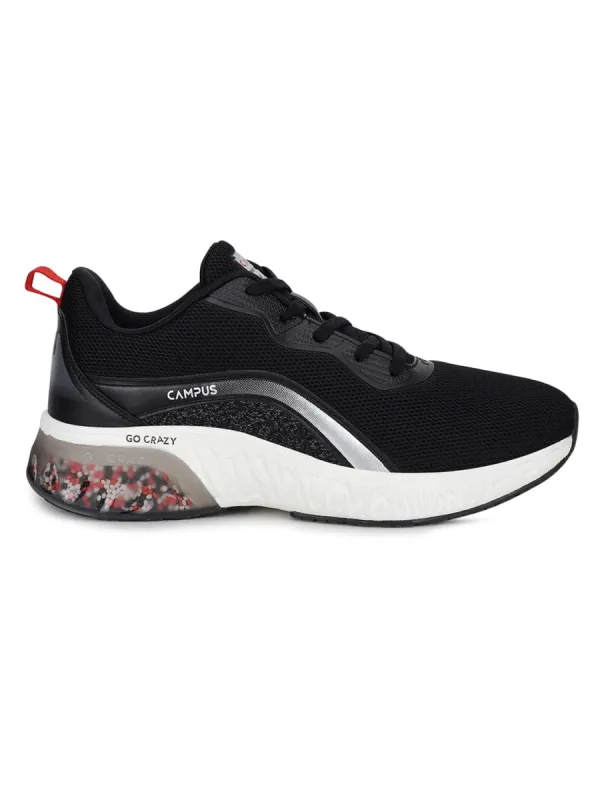 CLAY Black Men's Running Shoes sold by Campus Shoes