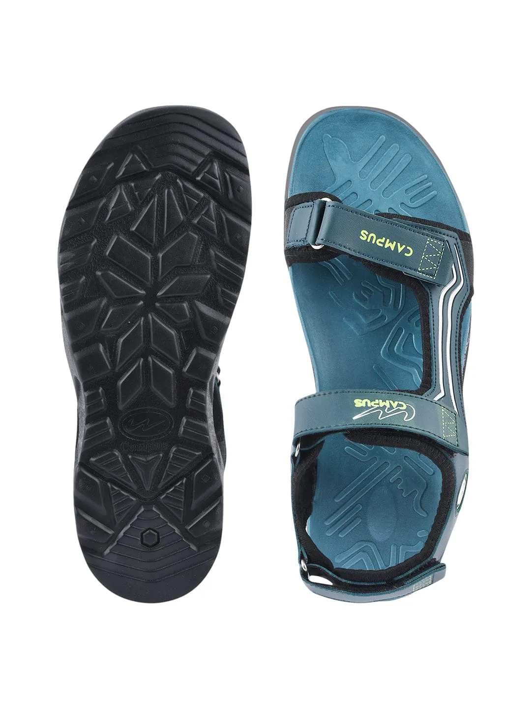 CAMP DRAG Grey Men's Sandals sold by Campus Shoes product image thumbnail 4