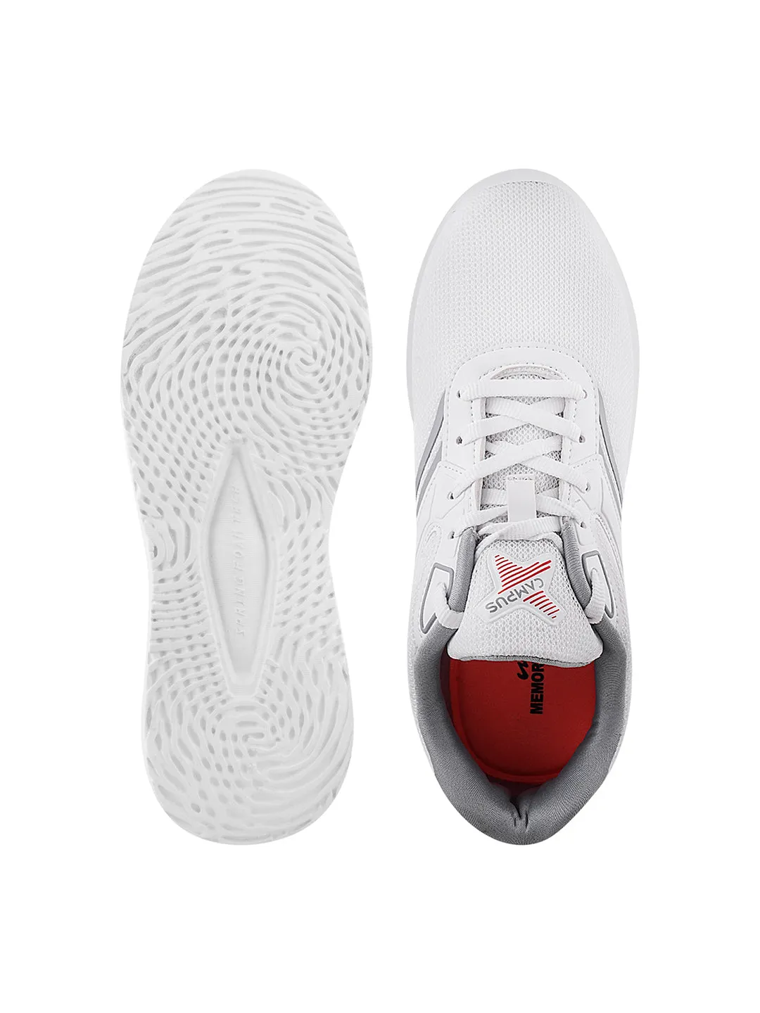 WONG White Men's Sports Shoes sold by Campus Shoes product image thumbnail 5