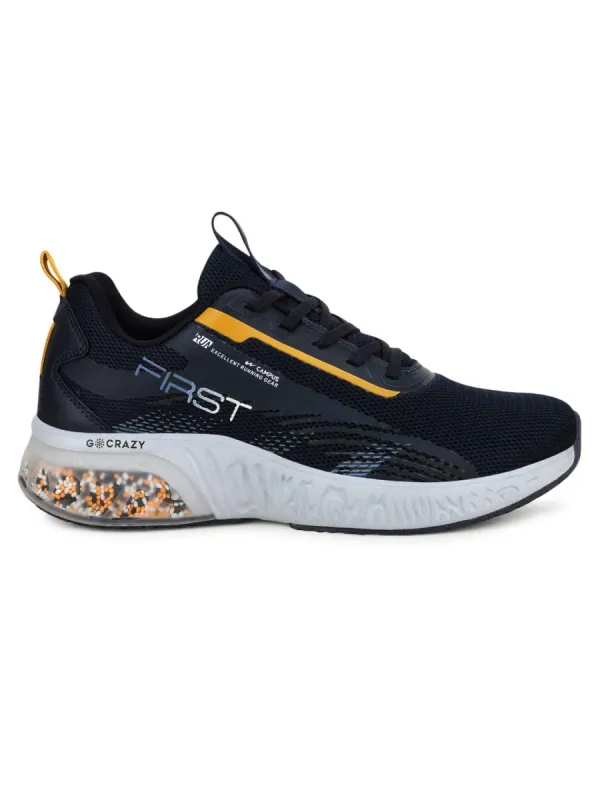 FIRST Navy Men's Running Shoes sold by Campus Shoes