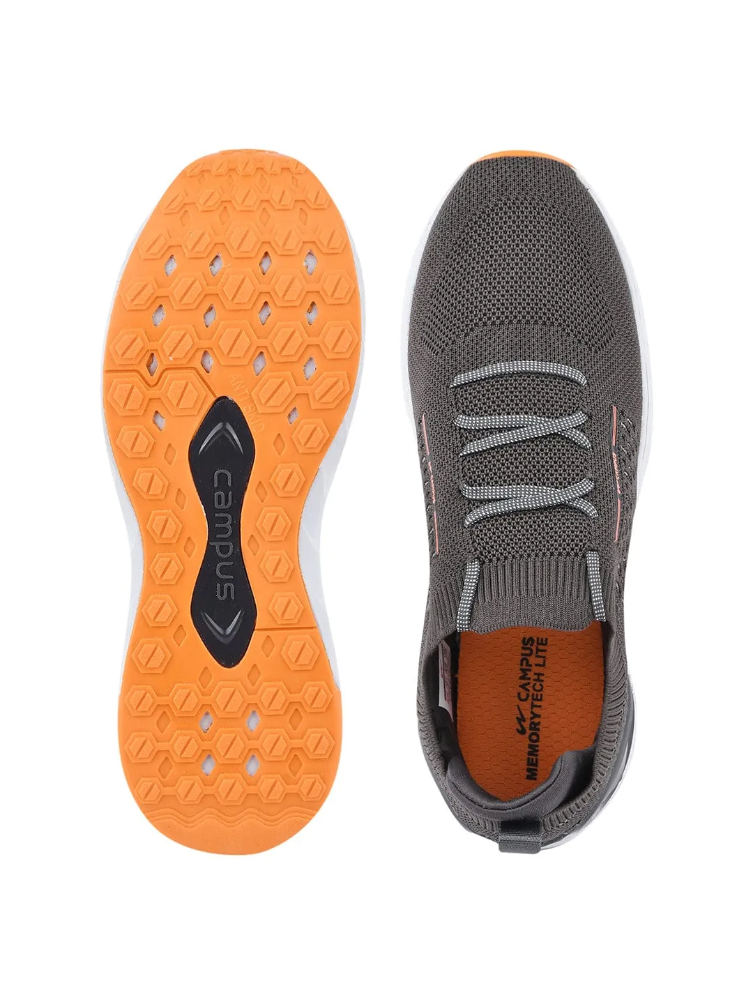 STREET-RUN Grey Men's Running Shoes sold by Campus Shoes product image thumbnail 4