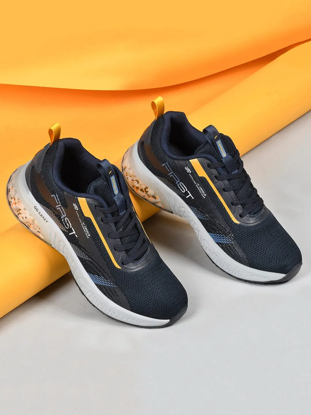 FIRST Navy Men's Running Shoes sold by Campus Shoes product image thumbnail 5