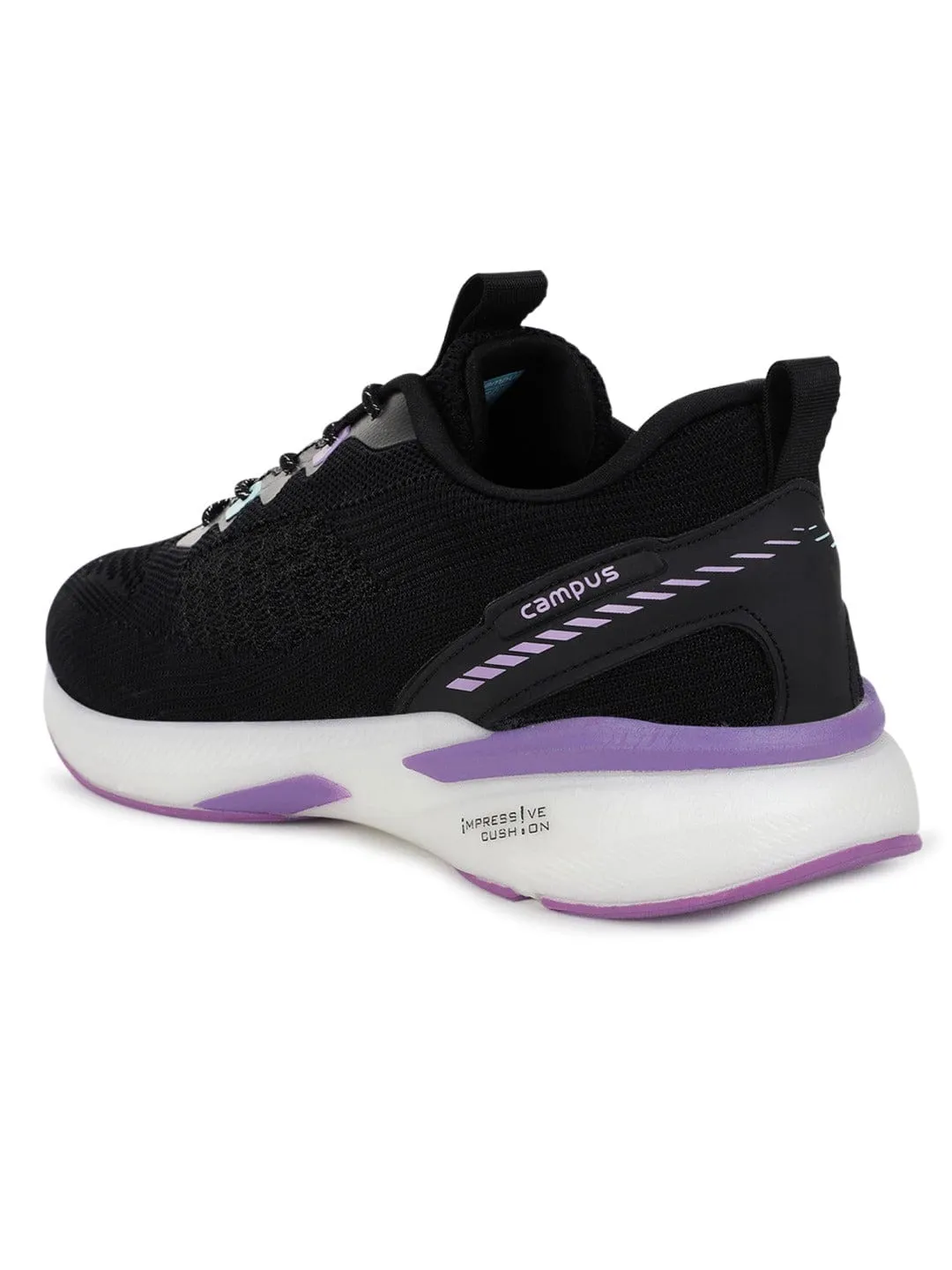 KEREN Black Women's Running Shoes sold by Campus Shoes product image thumbnail 3