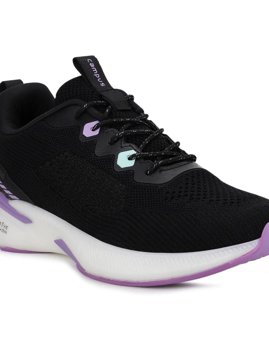 KEREN Black Women's Running Shoes sold by Campus Shoes product image thumbnail 4