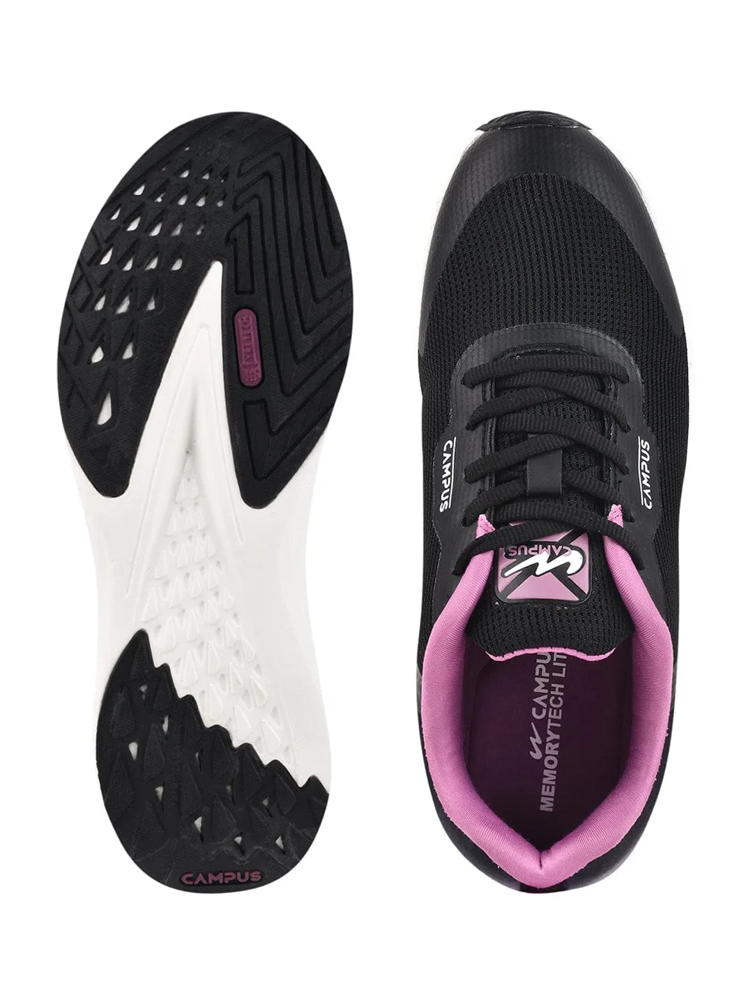 NINO Black Women's Running Shoes sold by Campus Shoes product image thumbnail 5