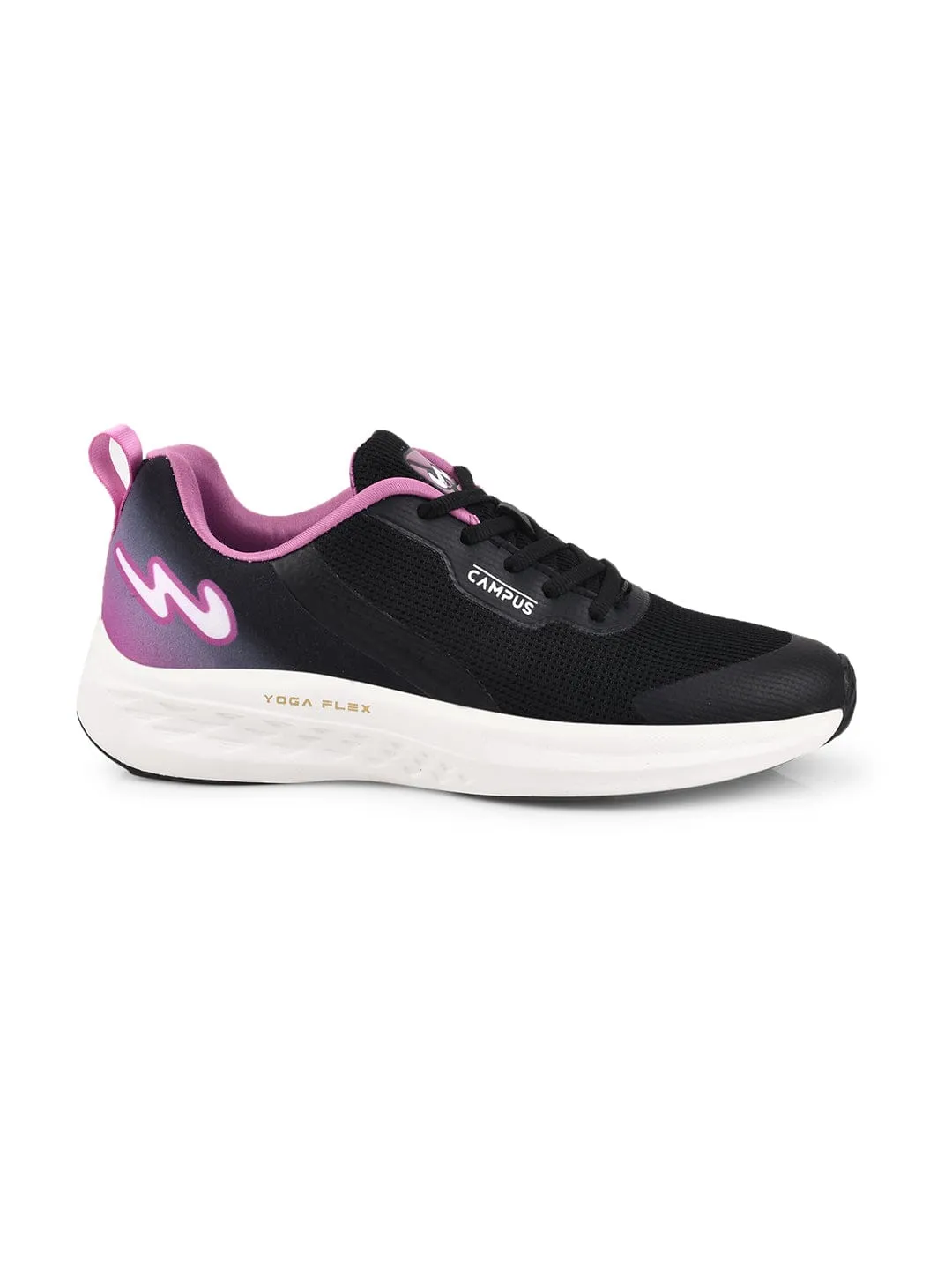 NINO Black Women's Running Shoes sold by Campus Shoes