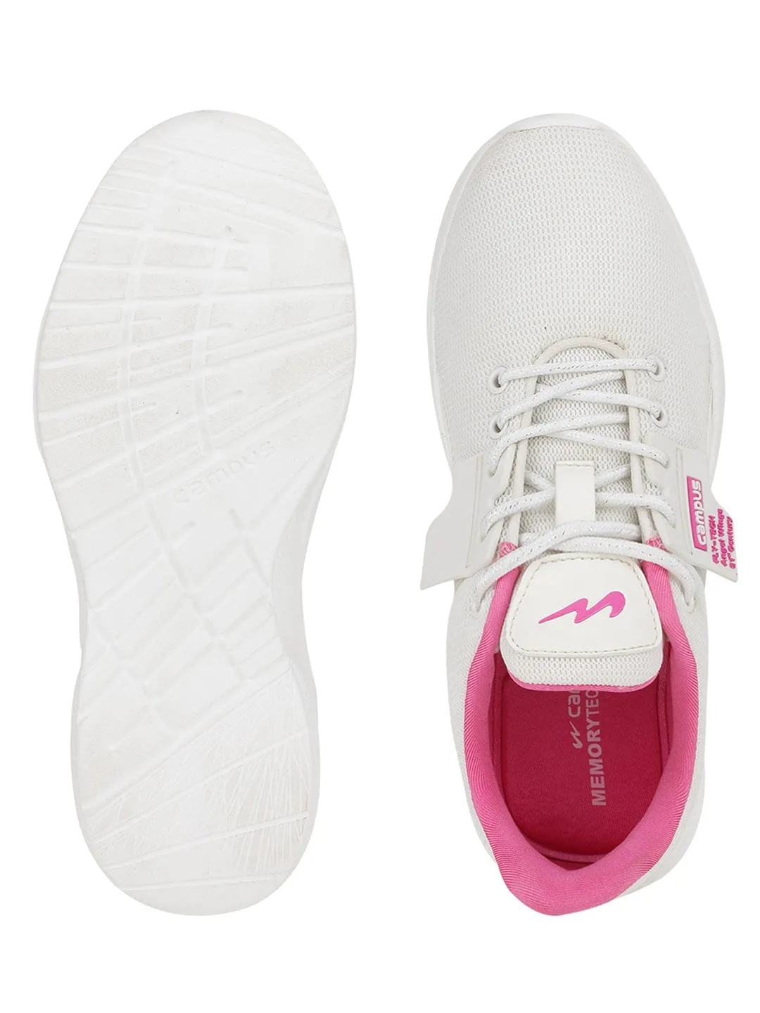 CLAIRE White Women's Running Shoes sold by Campus Shoes product image thumbnail 5