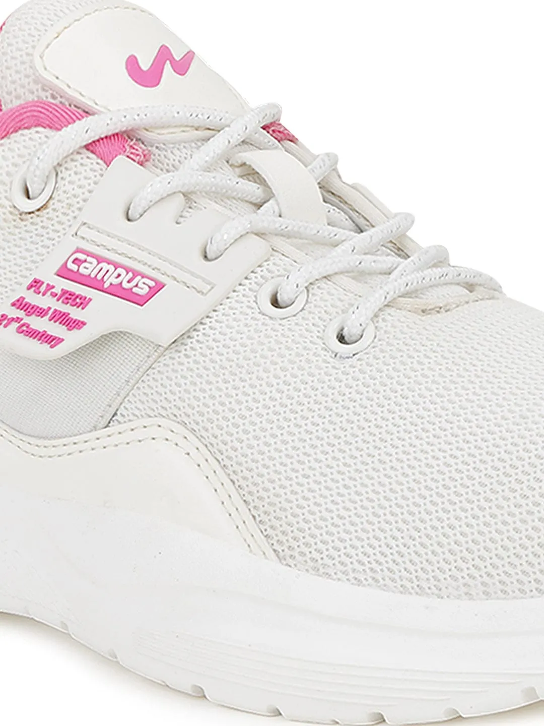 CLAIRE White Women's Running Shoes sold by Campus Shoes product image thumbnail 4