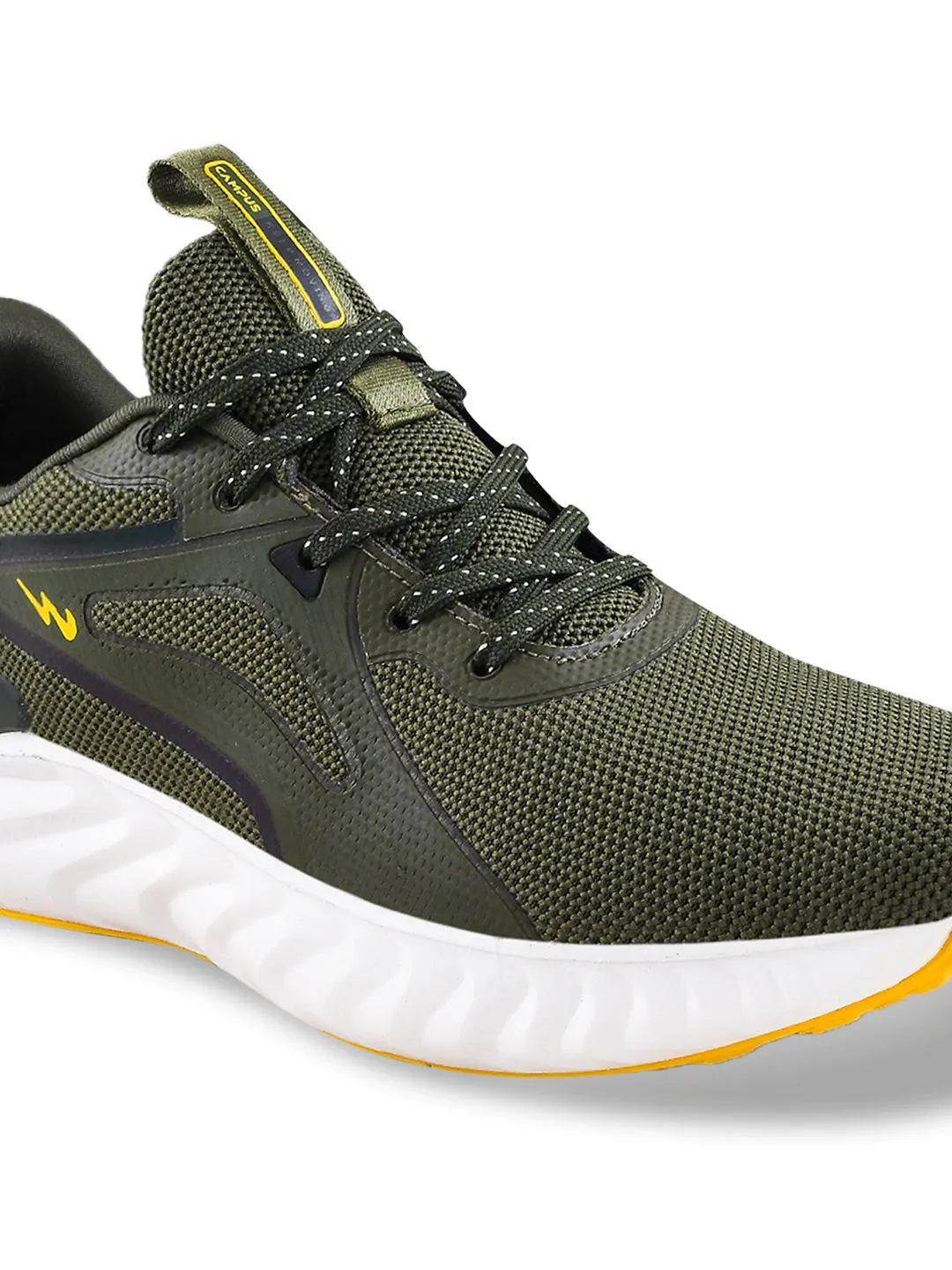 CAMP-DICE Olive Men's Running Shoes sold by Campus Shoes product image thumbnail 4