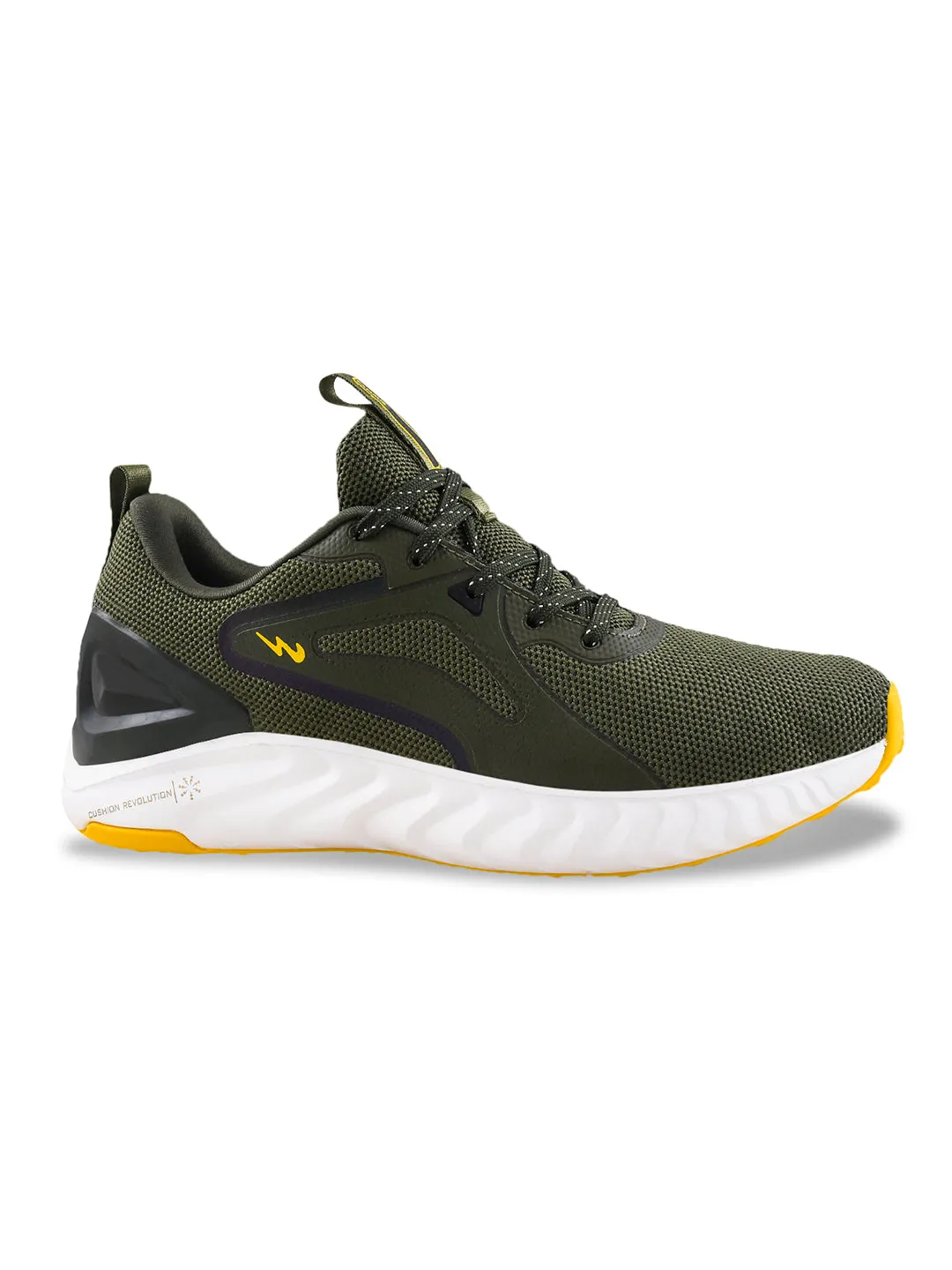 CAMP-DICE Olive Men's Running Shoes sold by Campus Shoes