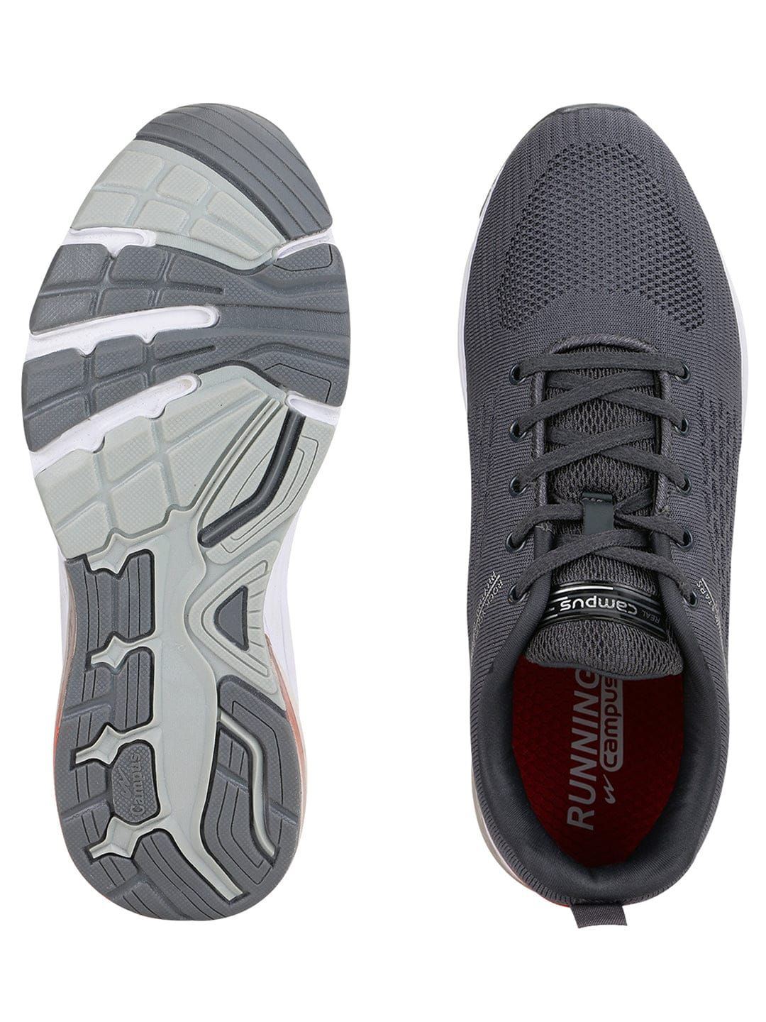 TRON Grey Men's Running shoes sold by Campus Shoes product image thumbnail 4