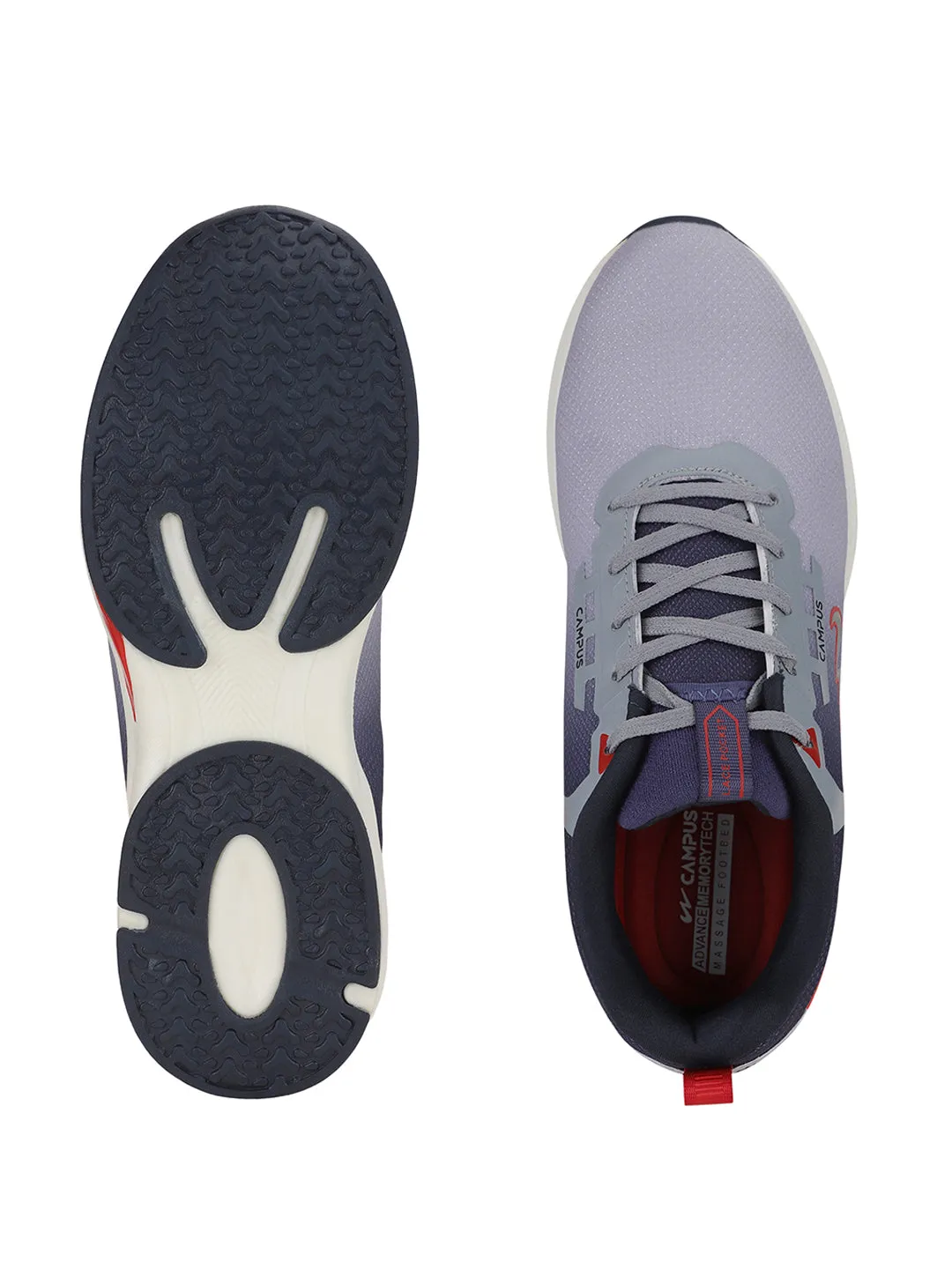 CHANCE Grey Men's Sports Shoes sold by Campus Shoes product image thumbnail 5