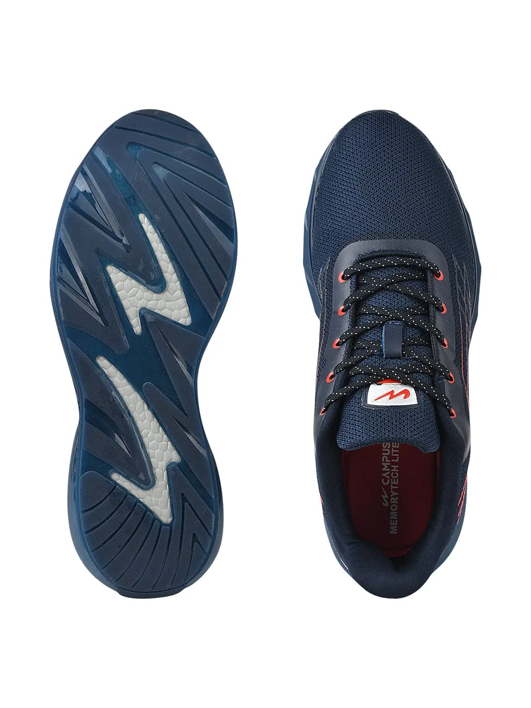 KIZER Blue Men's Sports Shoes sold by Campus Shoes product image thumbnail 4