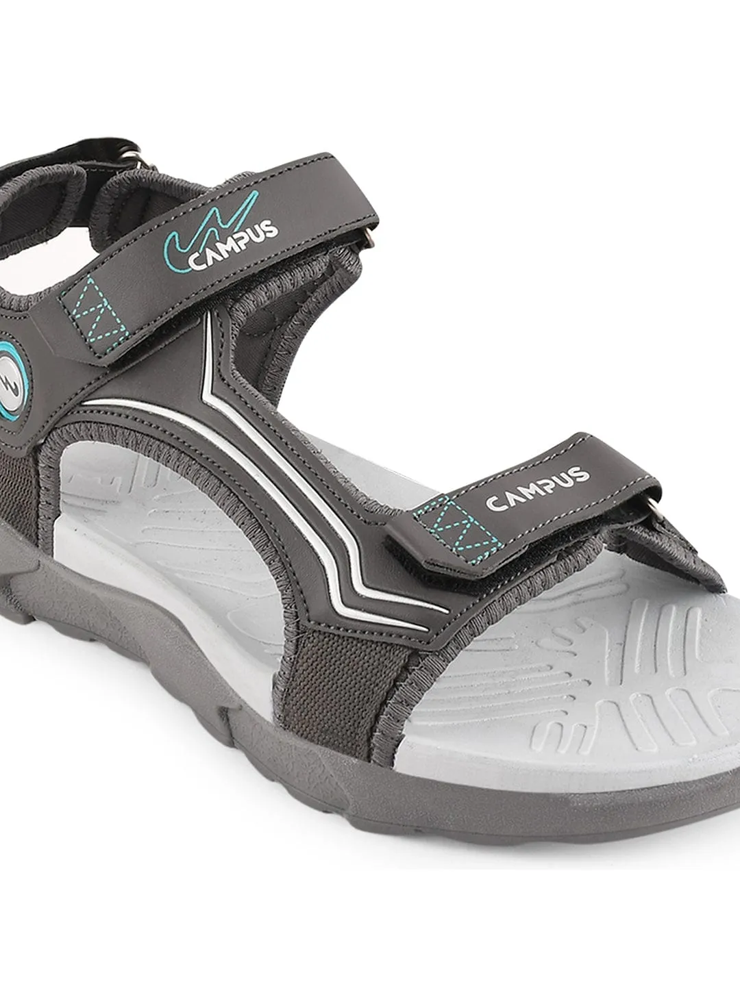 CAMP DRAG Grey Men's Sandals sold by Campus Shoes product image thumbnail 5