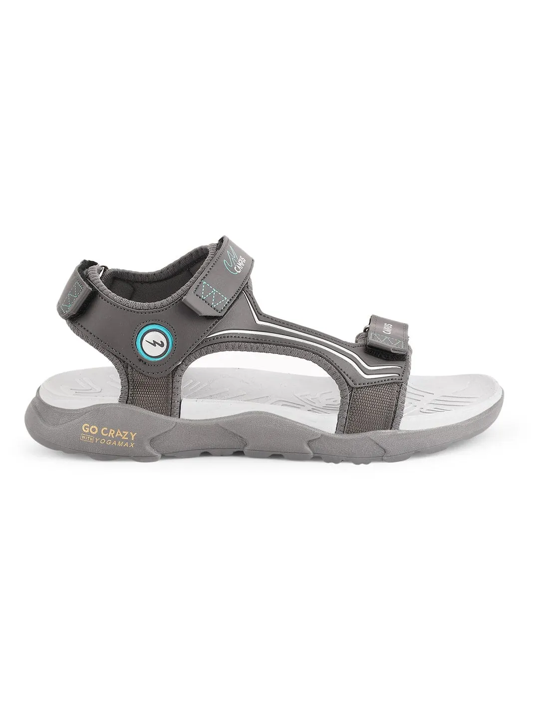CAMP DRAG Grey Men's Sandals sold by Campus Shoes