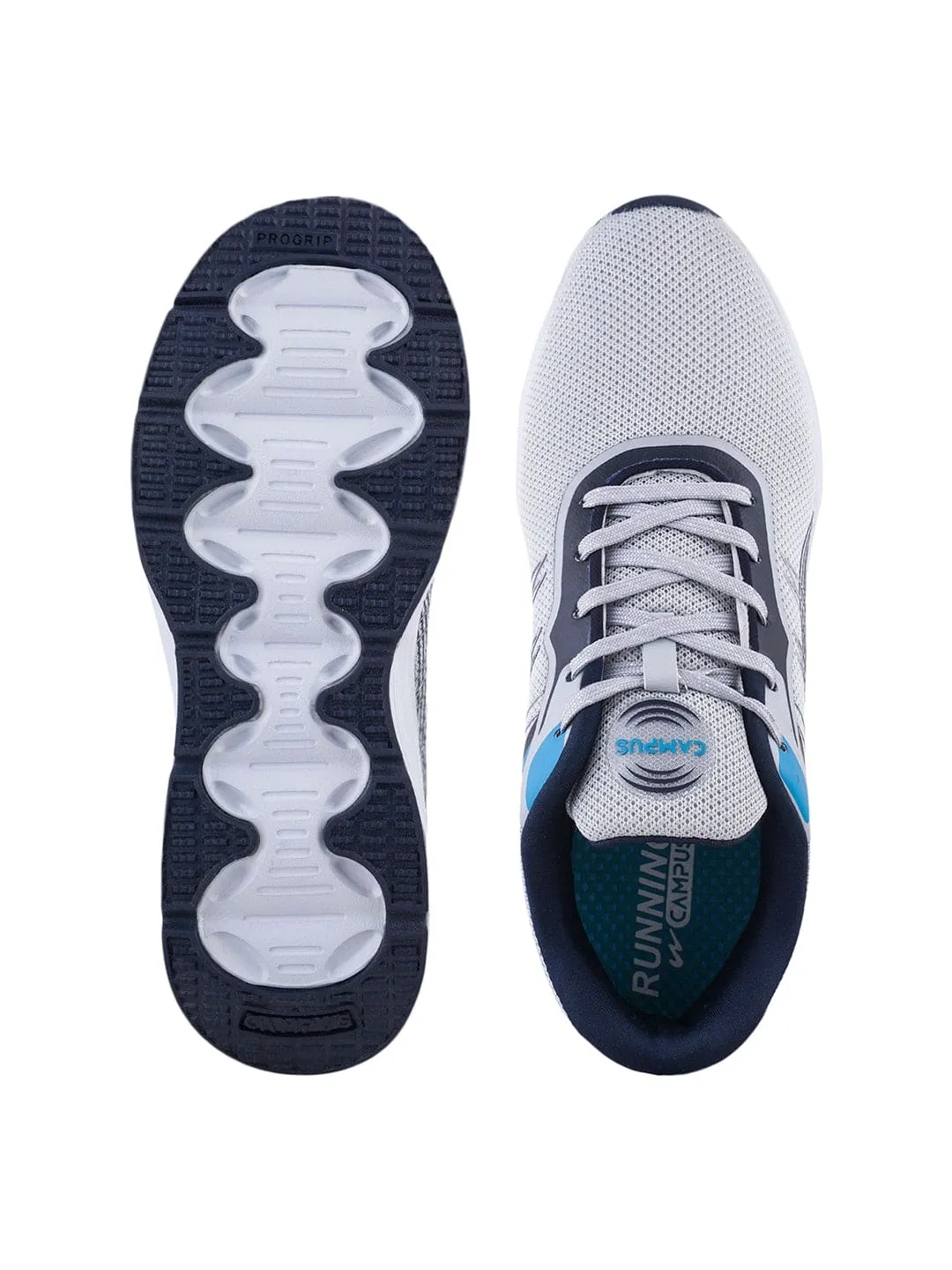 VIRTAL Grey Men's Sports Shoes sold by Campus Shoes product image thumbnail 5