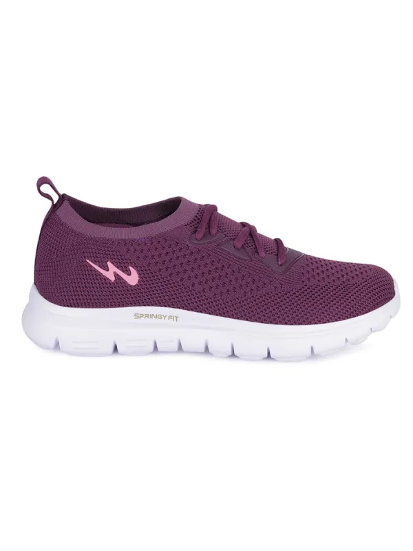 JELLY PRO Purple Women's Walking Shoes sold by Campus Shoes