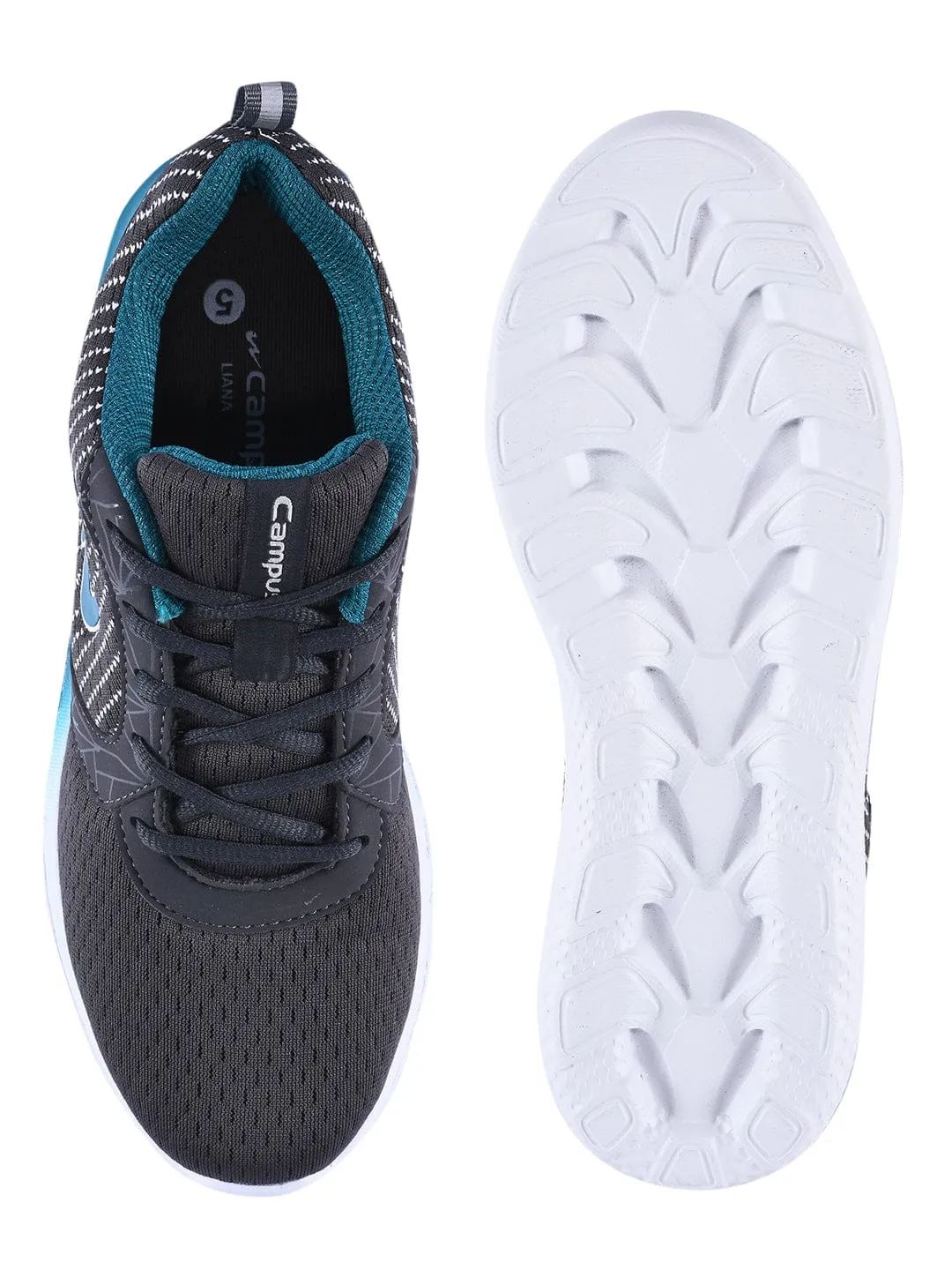 LIANA Grey Women's Running Shoes sold by Campus Shoes product image thumbnail 5