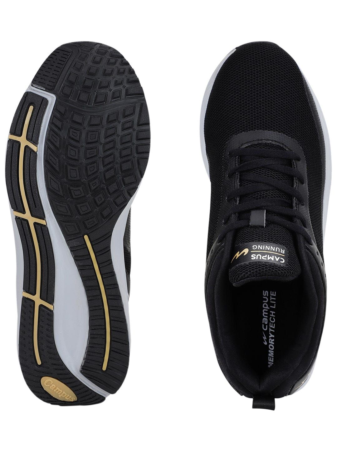 DOLLER (N) Black Men's Running Shoes sold by Campus Shoes product image thumbnail 4