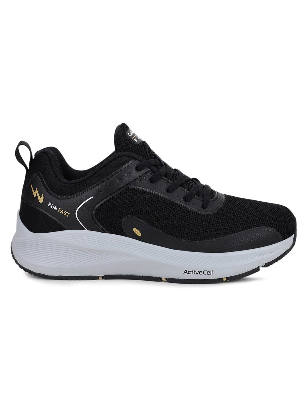 DOLLER (N) Black Men's Running Shoes sold by Campus Shoes