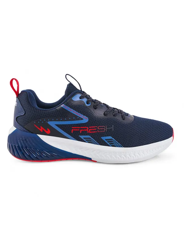 FRESH Navy Men's Running Shoes sold by Campus Shoes