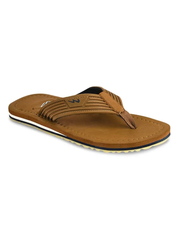 GC-1042 Brown Men's Flip Flops sold by Campus Shoes