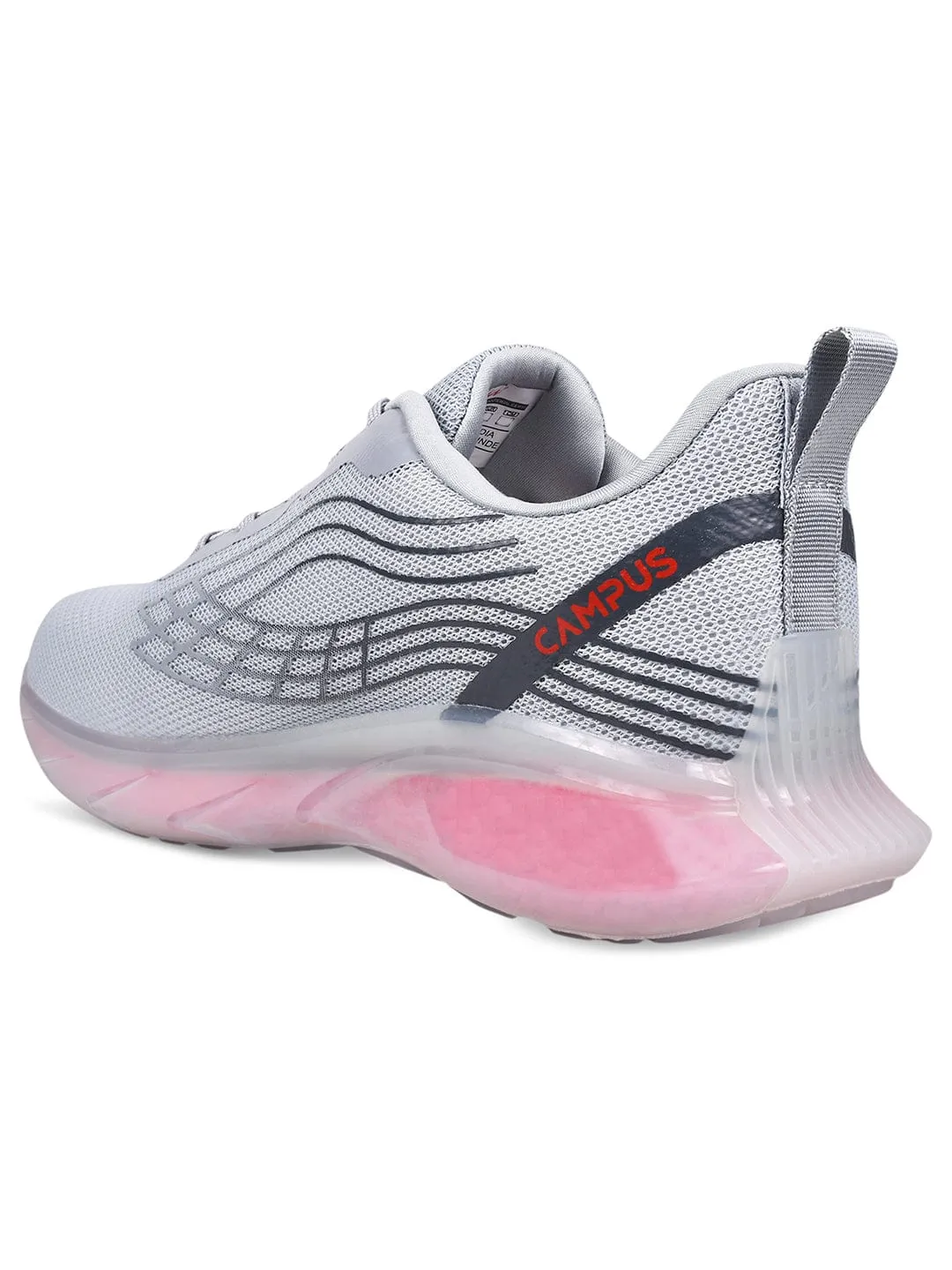 KIZER Grey Men's Sports Shoes sold by Campus Shoes product image thumbnail 3