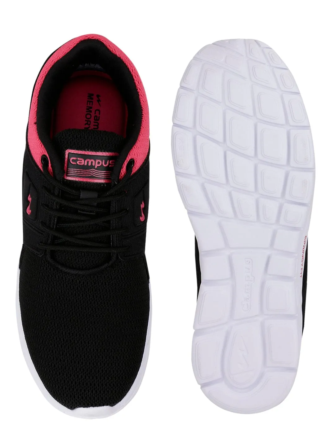 TULIP Black Women's Running Shoes sold by Campus Shoes product image thumbnail 5