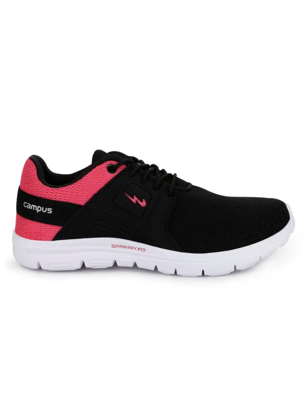 TULIP Black Women's Running Shoes sold by Campus Shoes