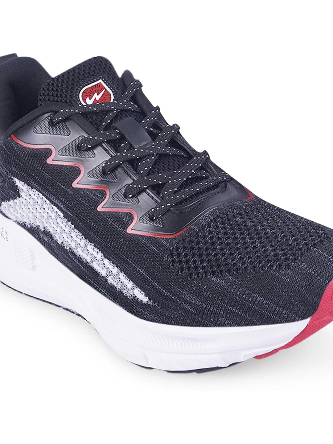 CAMP ALFRED Black Men's Running Shoes sold by Campus Shoes product image thumbnail 5