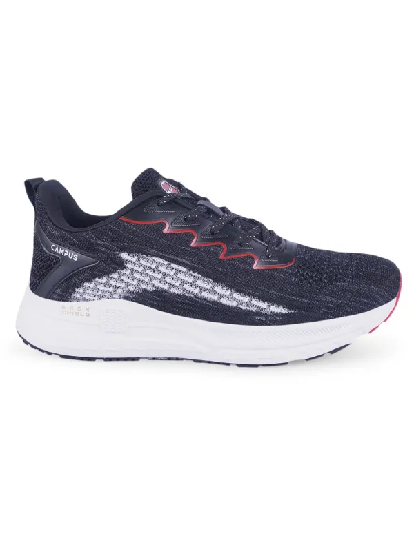 CAMP ALFRED Black Men's Running Shoes sold by Campus Shoes
